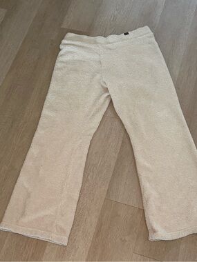 Cozy Cream Fleece Pants